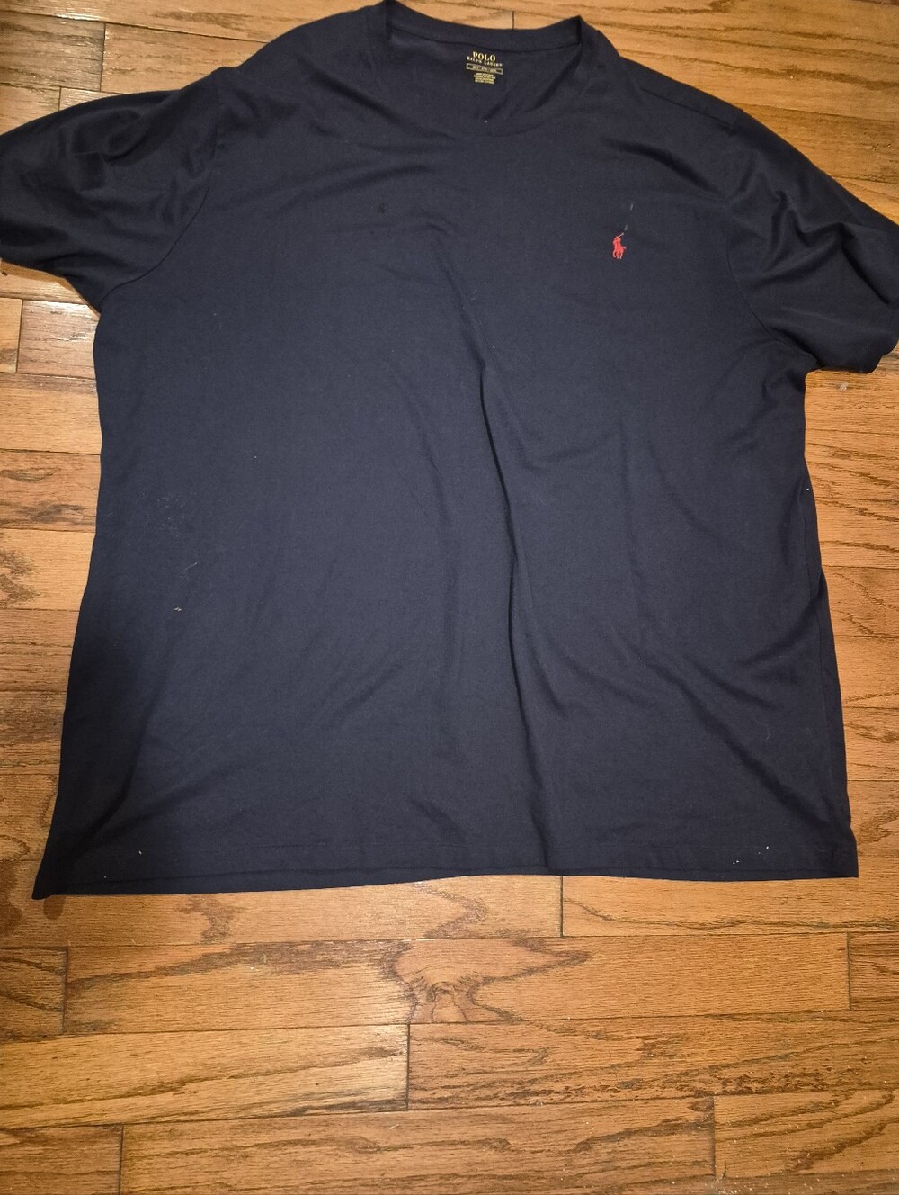 Polo by Ralph Lauren Navy V‑Neck T‑Shirt with Red Pony Mens Sz 4XLT